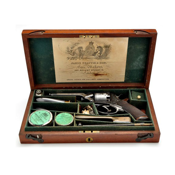 10 bore 22cms (8 3/4in.) barrel with London proof