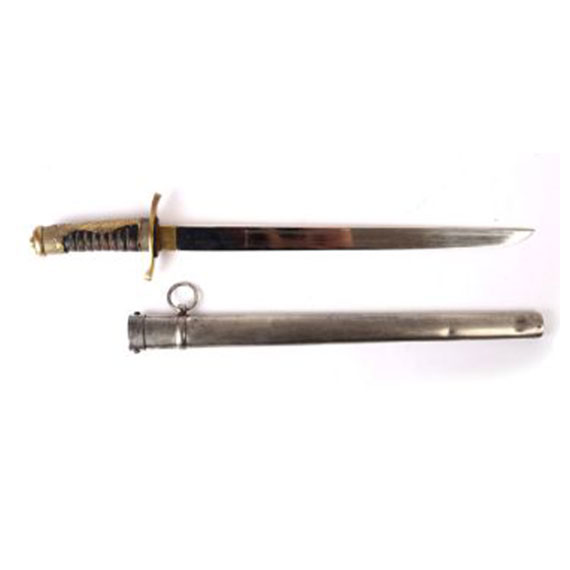 Japanese kai-gunto, police sword, the single edged